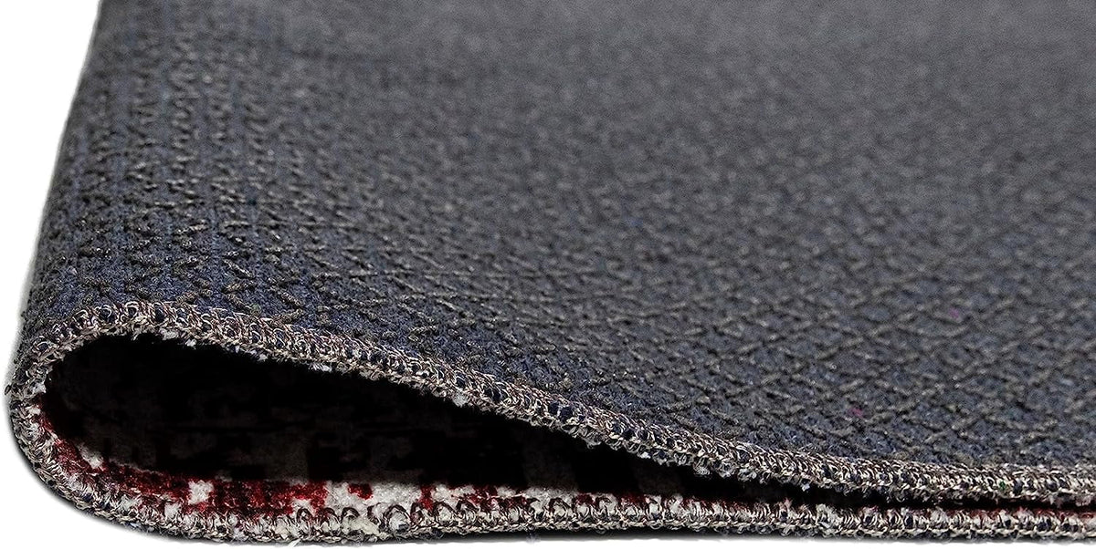 Washable Area Rug Low Profile Persian Runner Anti Slip Backing Foldable Carpet I50567