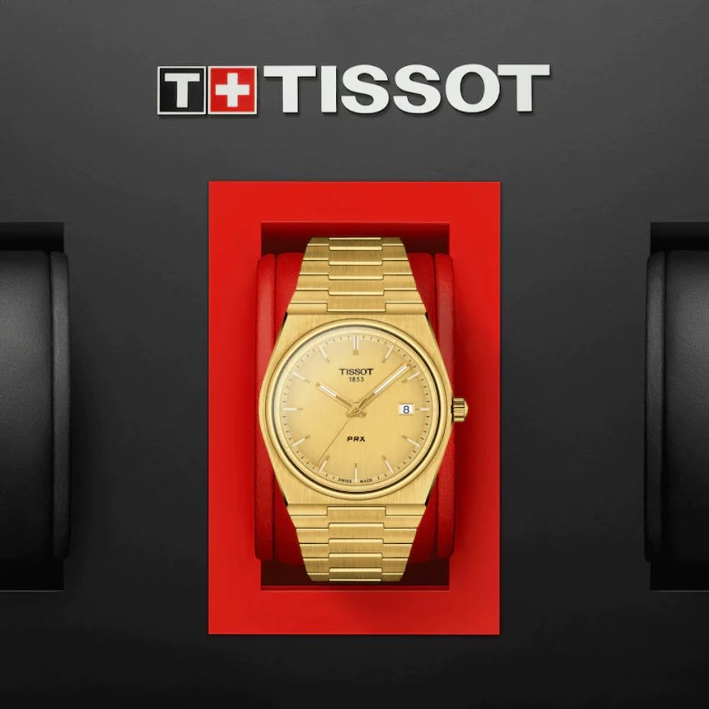 Yellow Gold PVD Coating Stainless Steel Quartz Watch I628