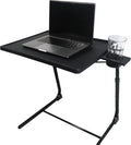 Adjustable Folding TV Tray Table with 6 Height Adjustments E4920