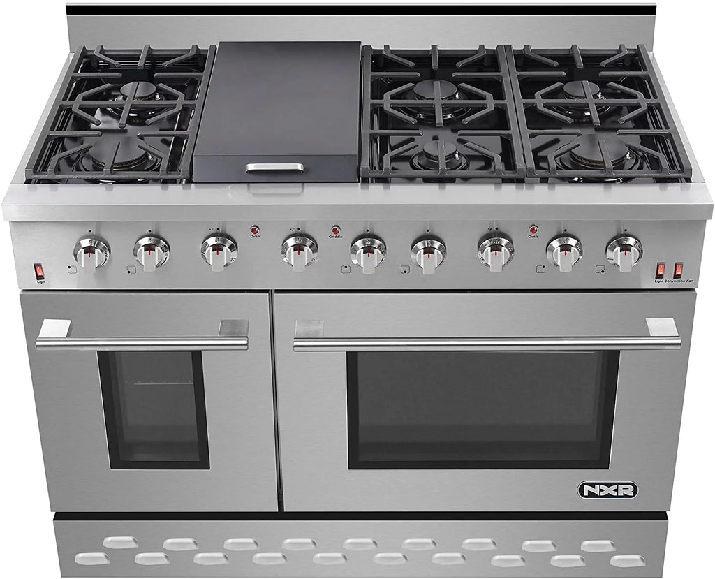 48" Stainless Steel Propane Gas Range with Convection Oven U7121