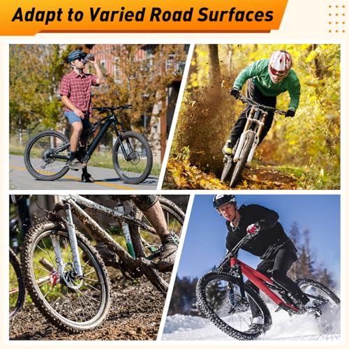 24/26x1.95 Inch Folding Bicycle Tire with Bike Tubes and Tire Levers (2 Packs) T91463