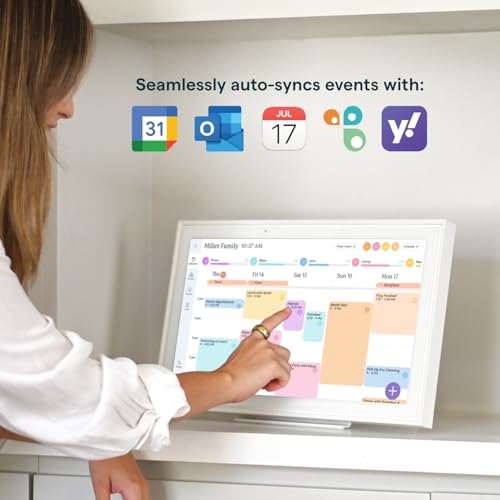 15-inch Wall Planner Digital Calendar Smart Touchscreen Interactive Display M866