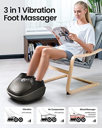 Electric Foot Massager with Heat, Shiatsu L1257