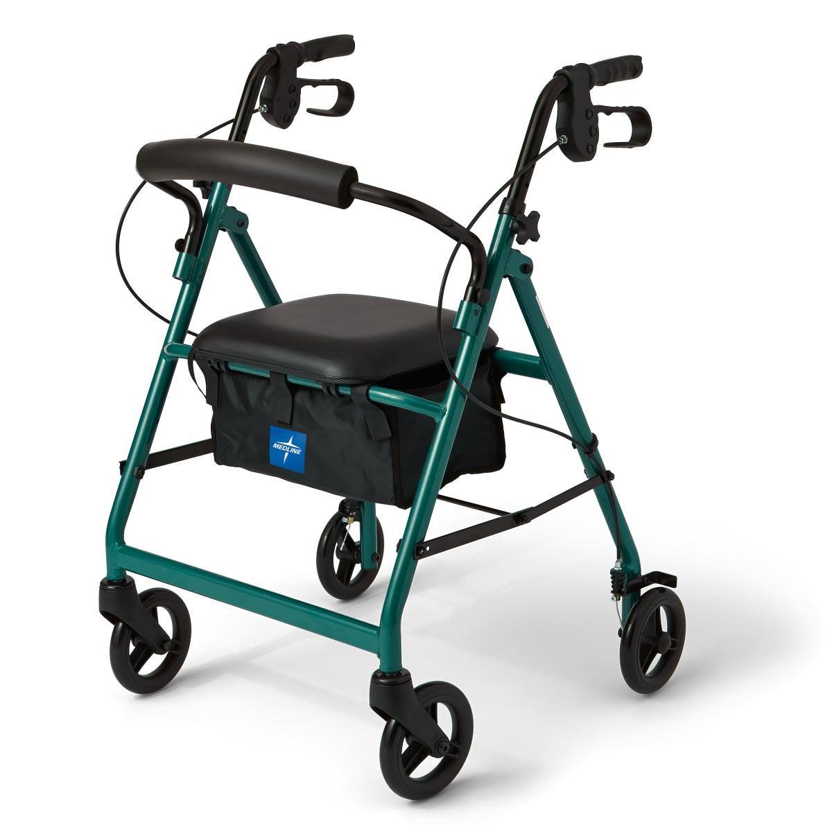 Burgundy Rollator J7134