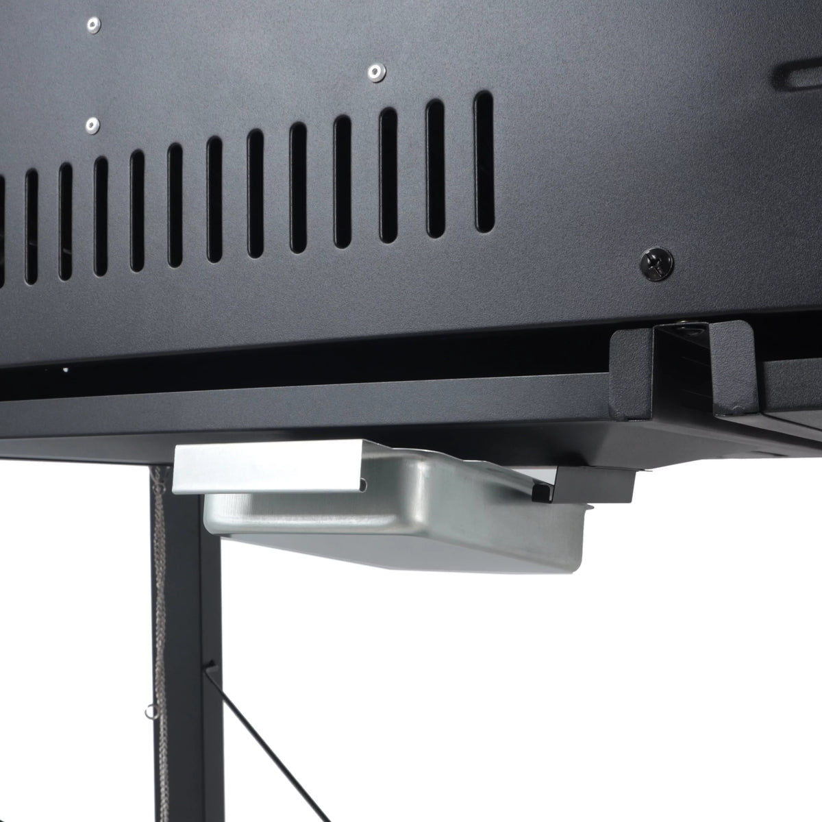 Dual Fuel Gas & Charcoal Combo Grill, Black with Stainless Y618