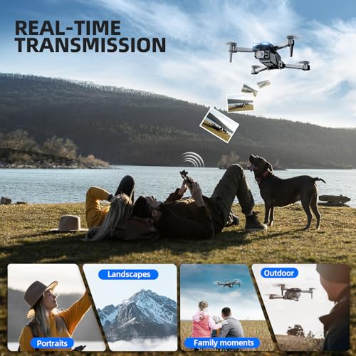 Mini Foldable Drone with 1080P HD Camera and 2 Batteries D98176
