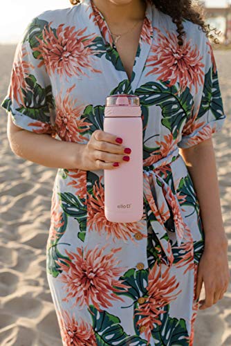 32oz Stainless Steel Water Bottle with Straw and Carry Handle J270
