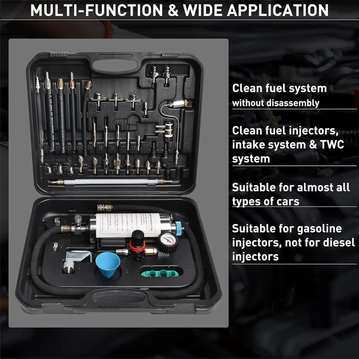 Fuel Injection Cleaner Tool (600ML, 140PSI) Q2969