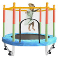 55'' Small Trampoline with Safety Enclosure Net N822119