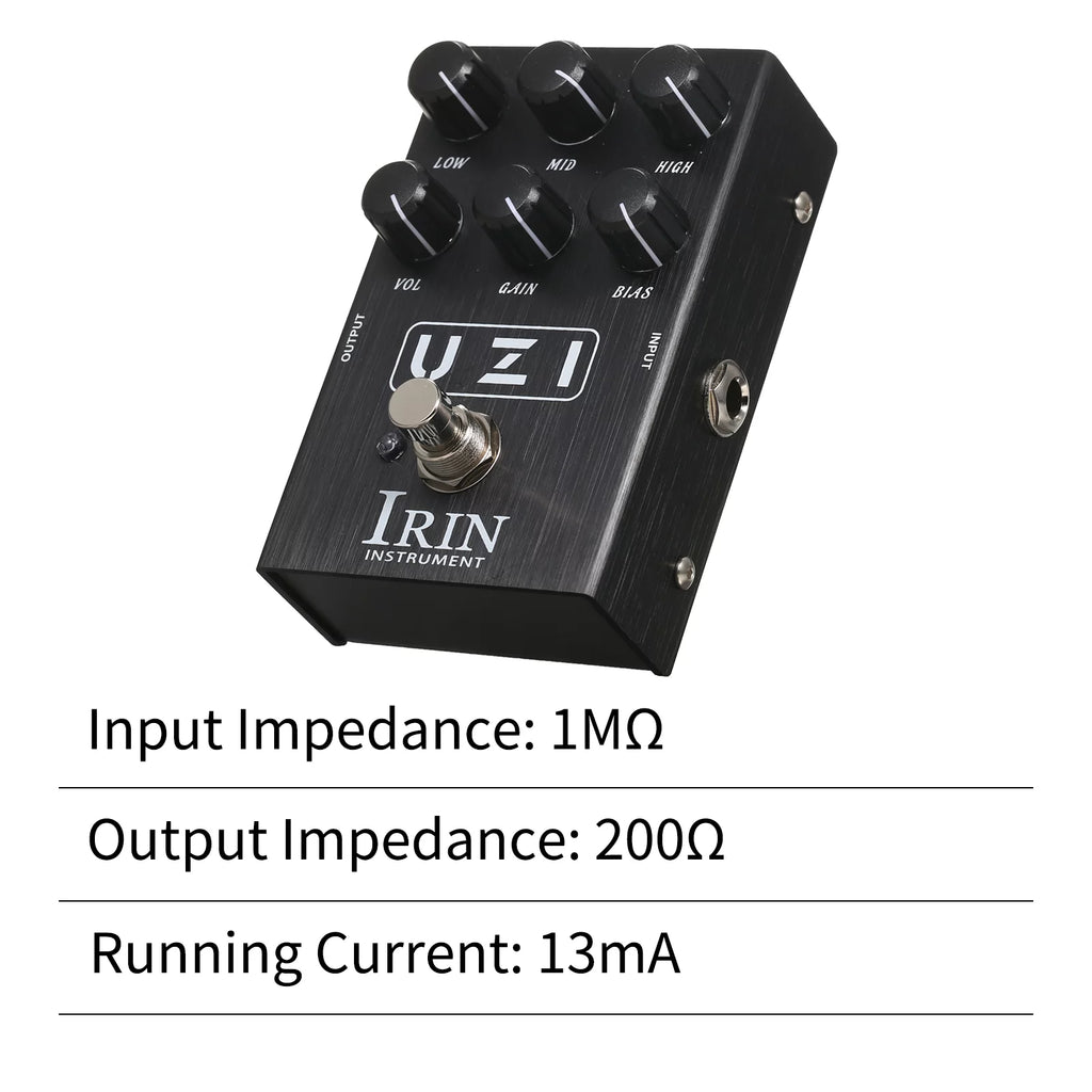 Guitar Heavy Distortion Effect Simulator Pedal J104154