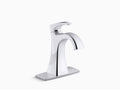 Polished Chrome Single-Handle Bathroom Sink Faucet A185