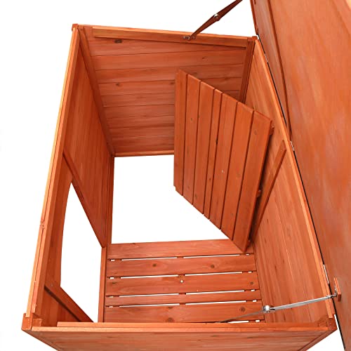 45in Outdoor Wood Dog House C445