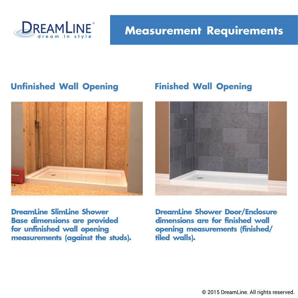 36 in. x 60 in. Single Threshold Shower Base V49956