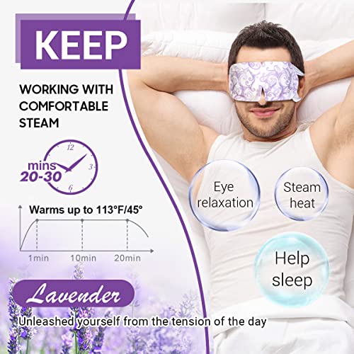 16 Packs Lavender Heated Steam Eye Mask G96394