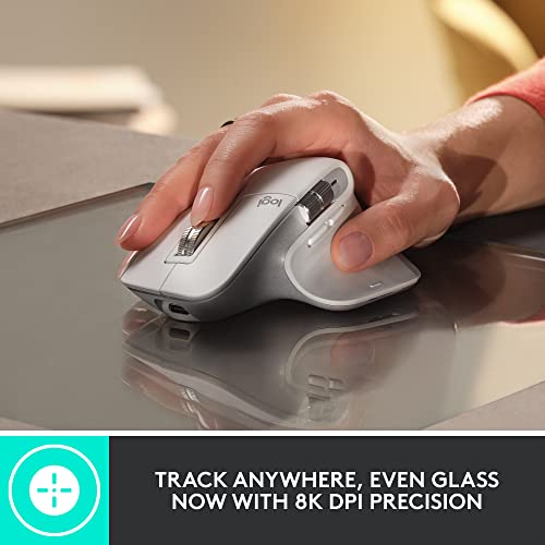 Wireless Performance Mouse with 8K DPI, USB-C, Bluetooth, Graphite H209