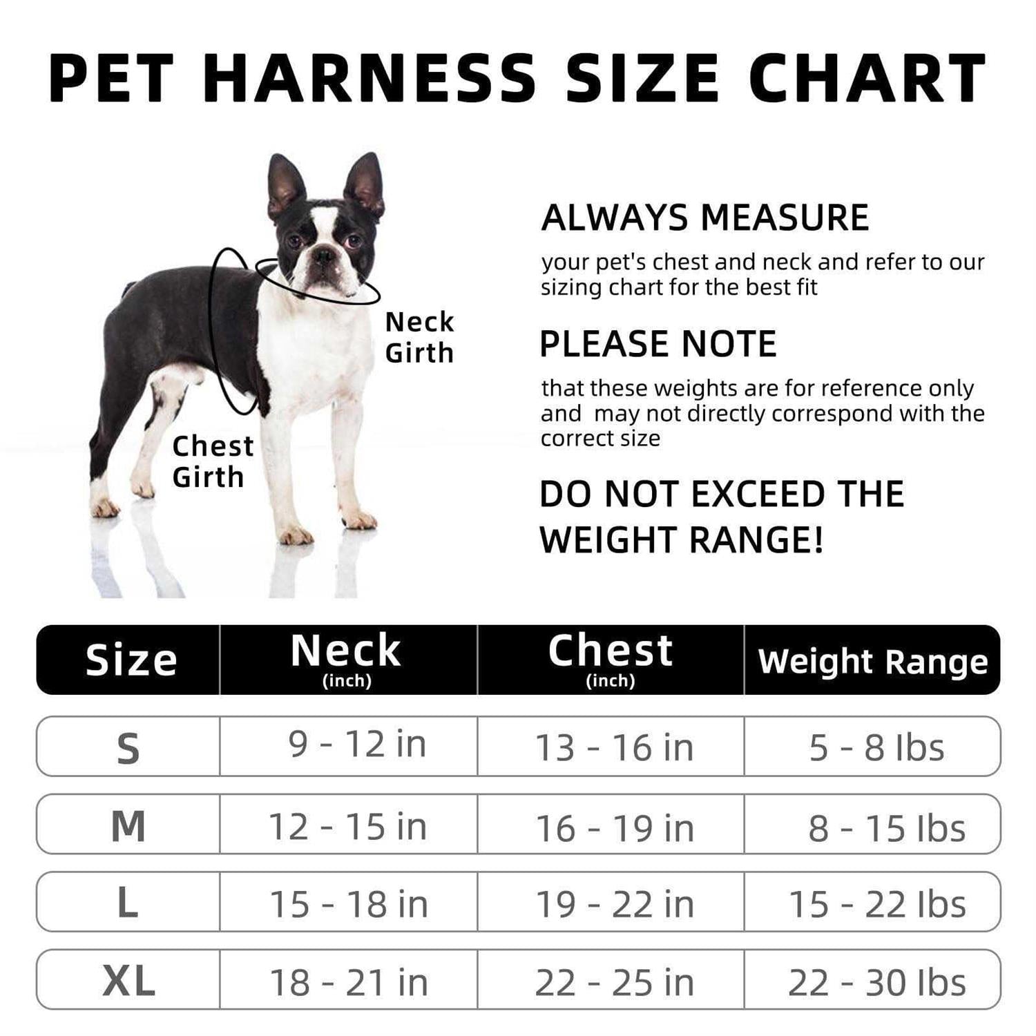Adjustable Reflective Dog Harness with 2 Leash Clips X66700