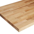 10-ft Unfinished Natural Straight Butcher Block Birch Kitchen Countertop in Brown A48930