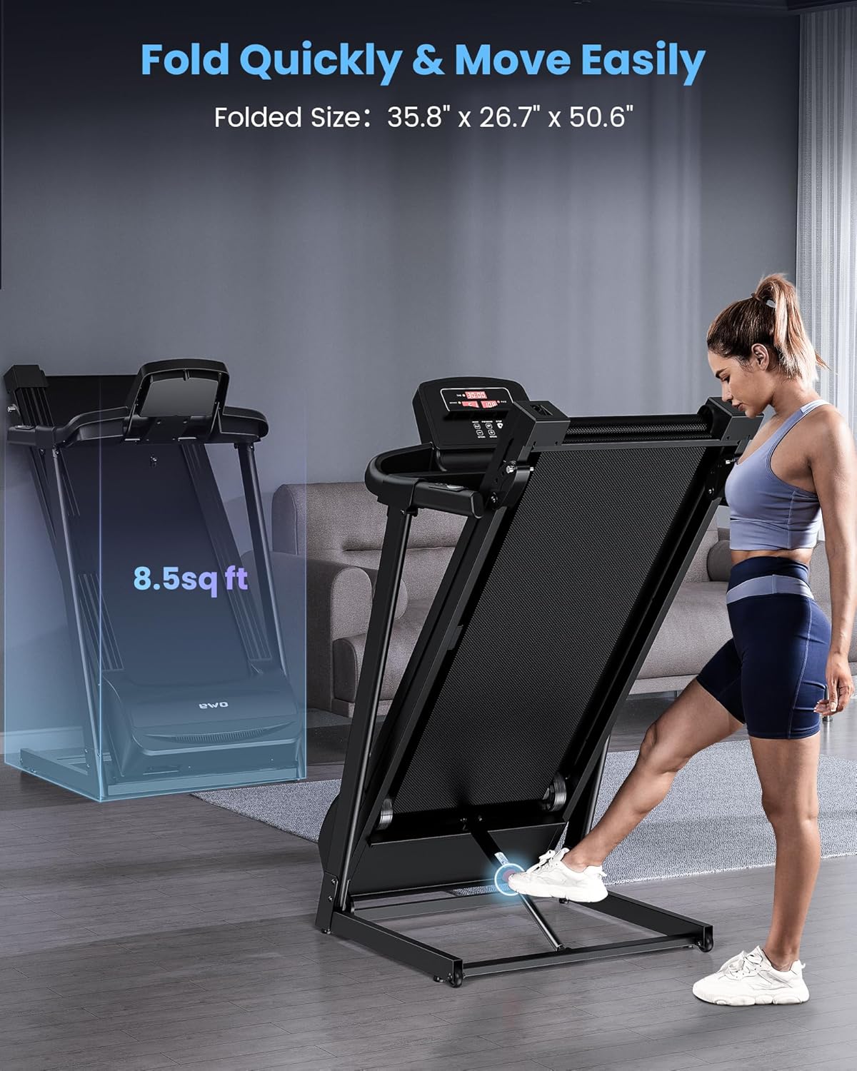 6% Incline Treadmill with Wide Belt, 3.0 hp J291