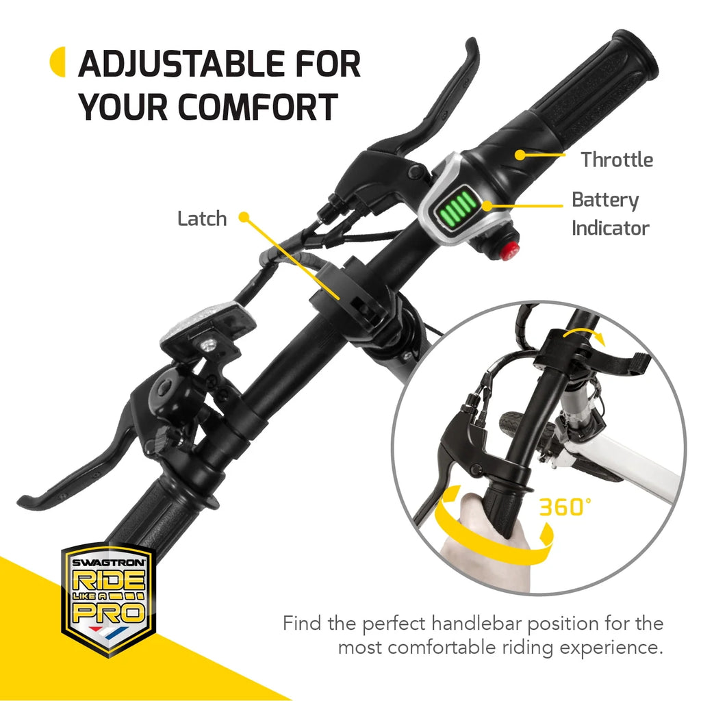 Lightweight Aluminum Folding Electric Bike with Pedals S27188