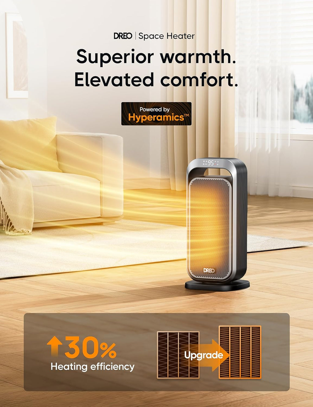 1500W Radiator Heater with Remote Control B75610