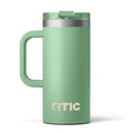 20oz Insulated Stainless Steel Travel Mug with Lid and Handle O293