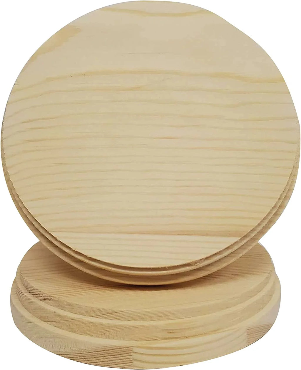 Natural Pine Unfinished Wood Plaque 5 Inch 2 Pcs Y9462