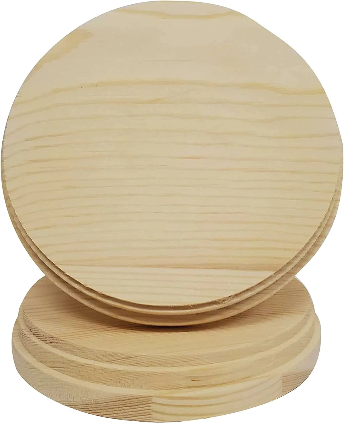 Natural Pine Unfinished Wood Plaque 5 Inch 2 Pcs Y9462