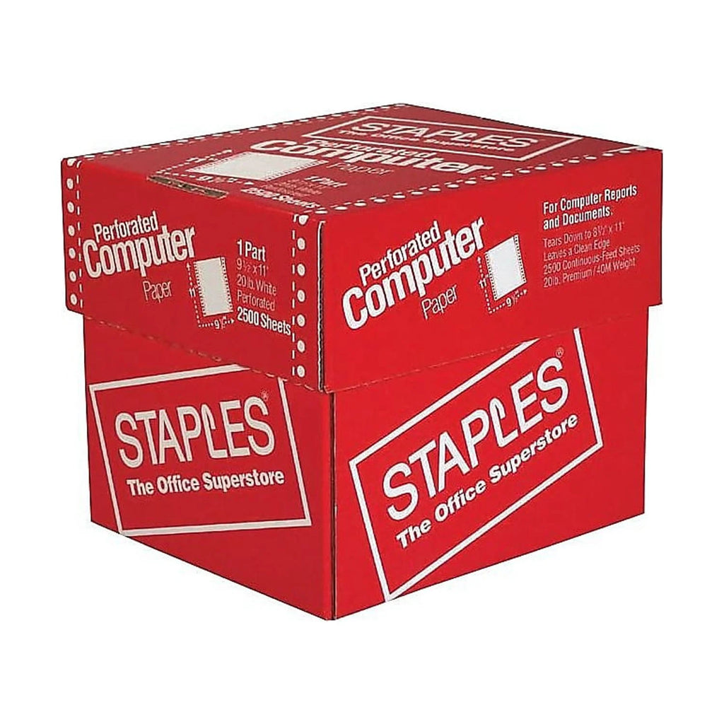 9.5" x 11" Continuous Paper 20 Lbs. 92 Brightness 2500/CT C751