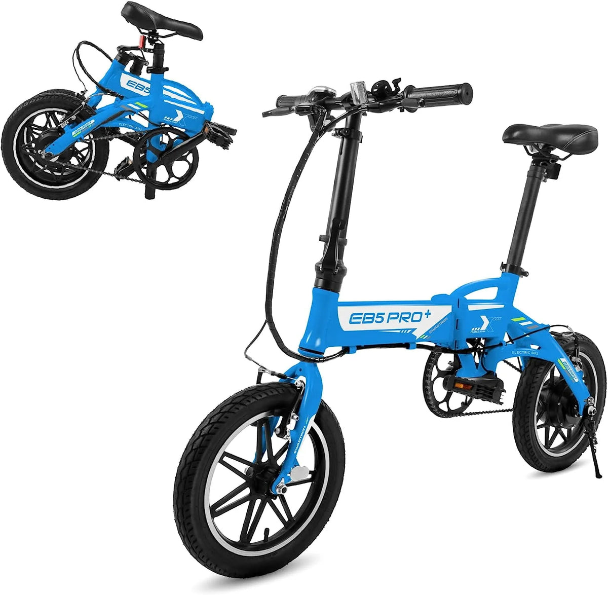 Lightweight Aluminum Folding Electric Bike with Pedals S27188