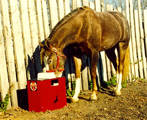 Red Super Insulated Electric Heated Livestock Waterer F3015