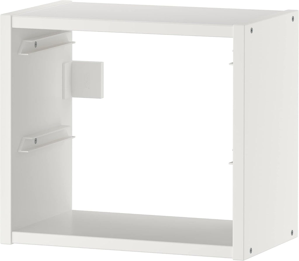White wall storage, 34x21x30 cm E5609
