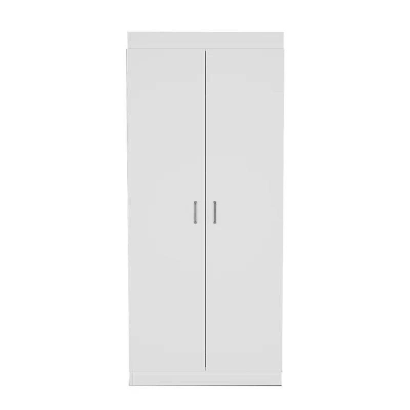 White 5-Shelf Engineered Wood Pantry Cabinet I5762