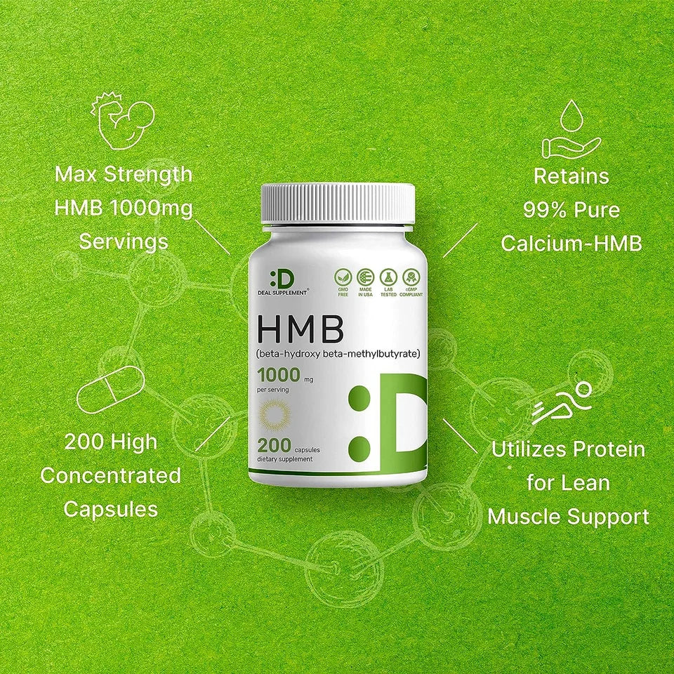 HMB 1000mg 300 Capsules D383626