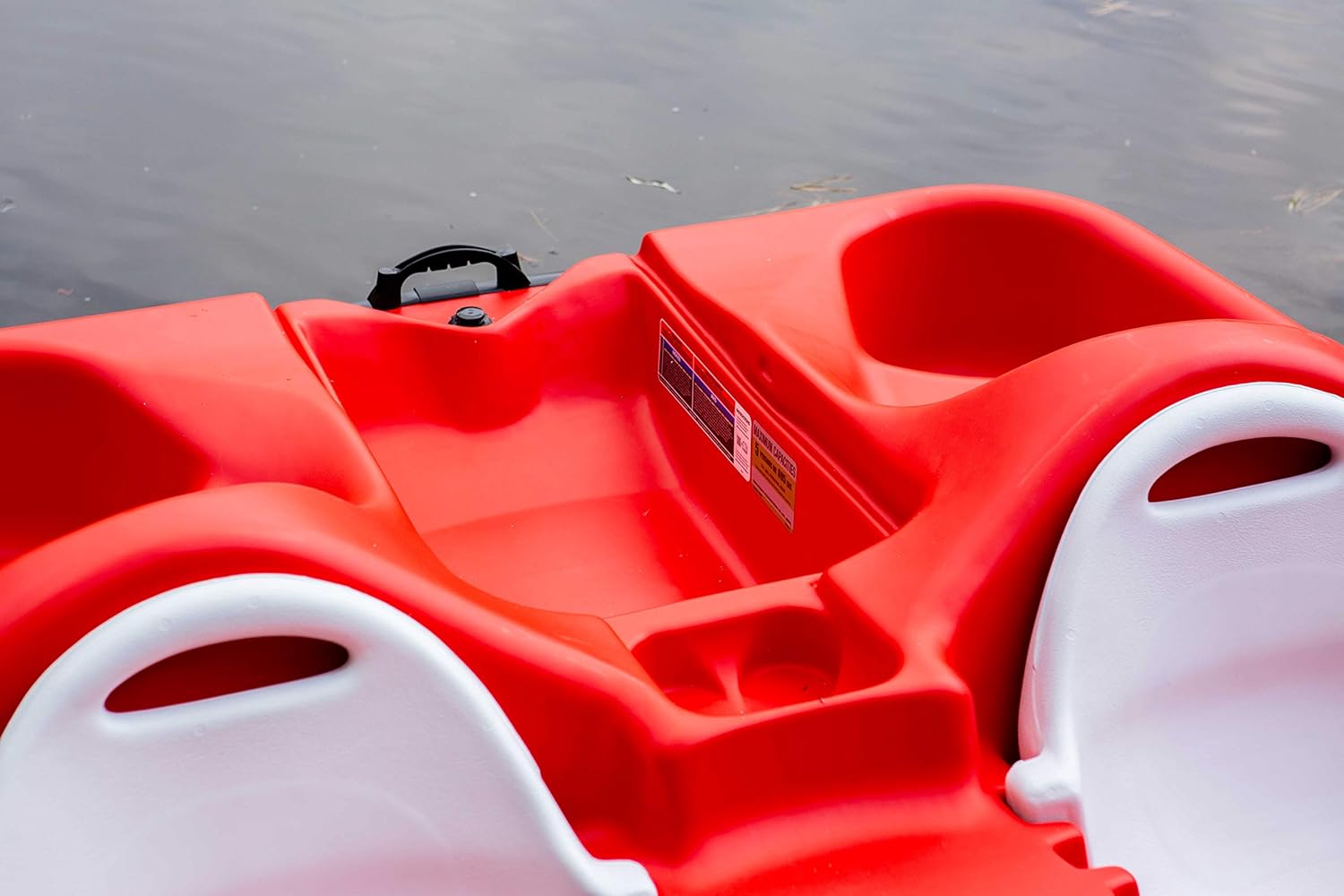 Red White Adjustable 5 Seat Pedal Boat T3875