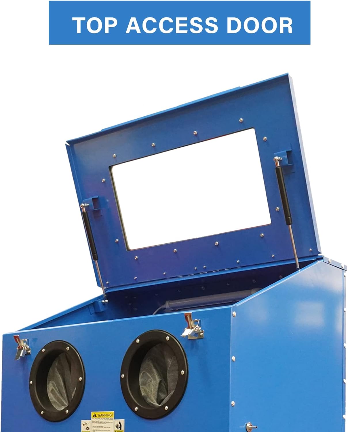 90 Gallon Sandblasting Cabinet with Dust Collection F631