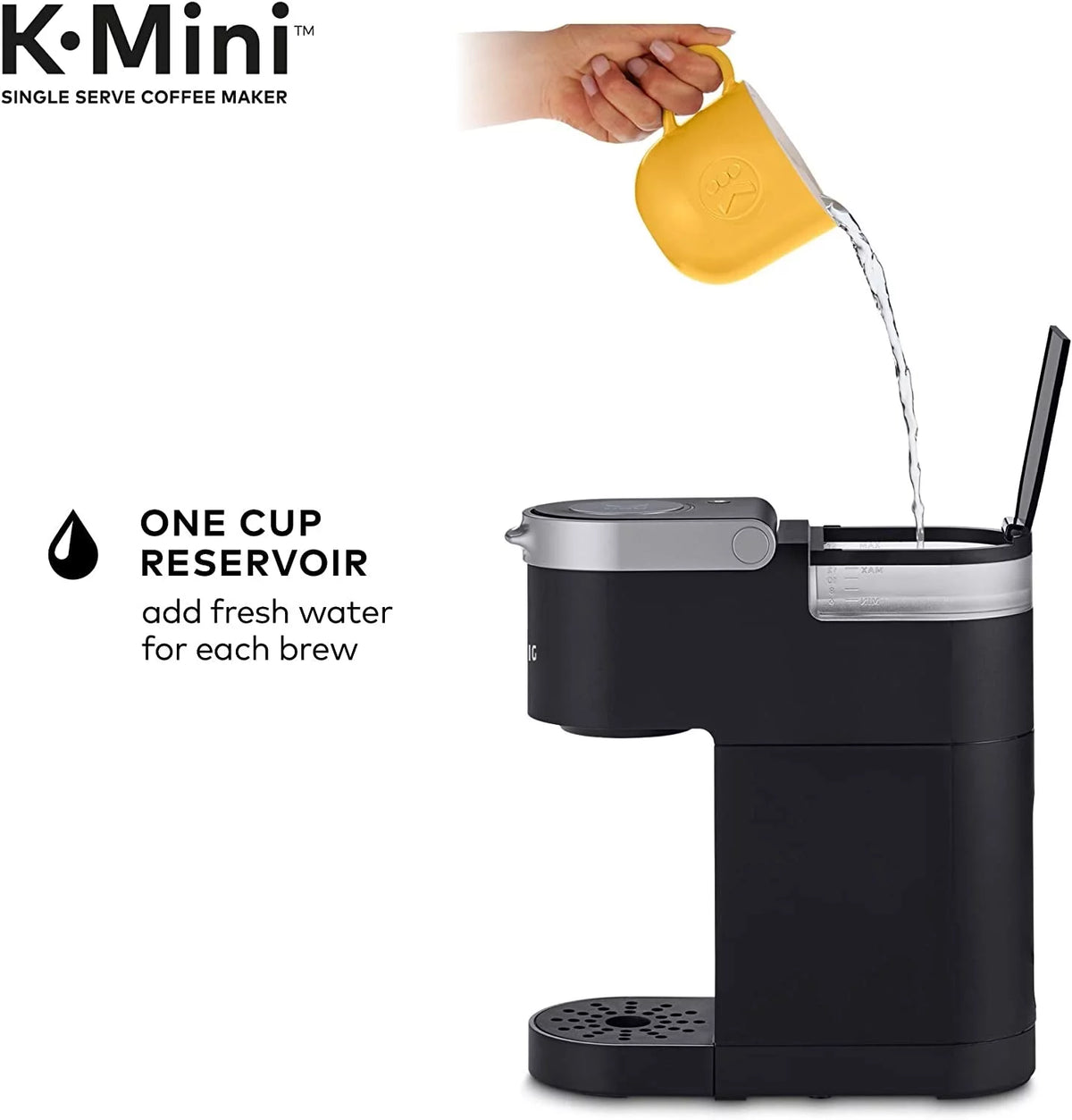 Single Serve K-Cup Pod Coffee Brewer, 6 to 12 oz. Brew Sizes V3984