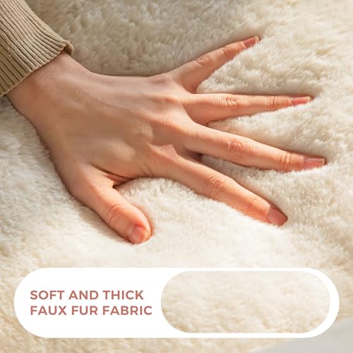 Beige Floral Shaped Bean Bag Sofa C5655