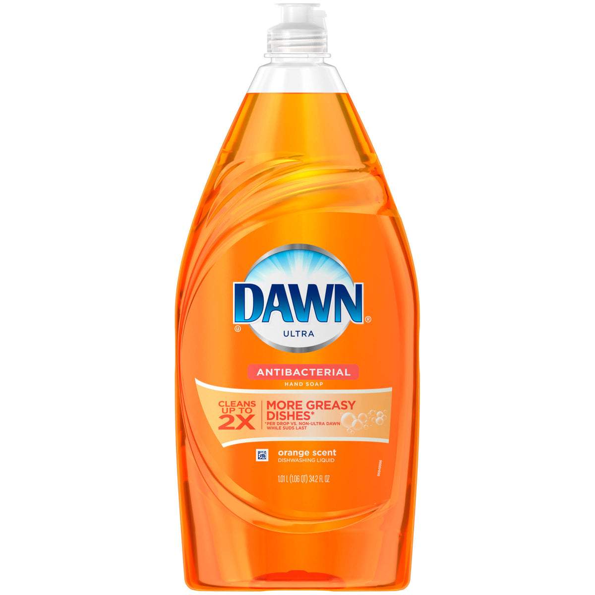 Antibacterial Orange Dish Soap, 34.2 oz Q656182