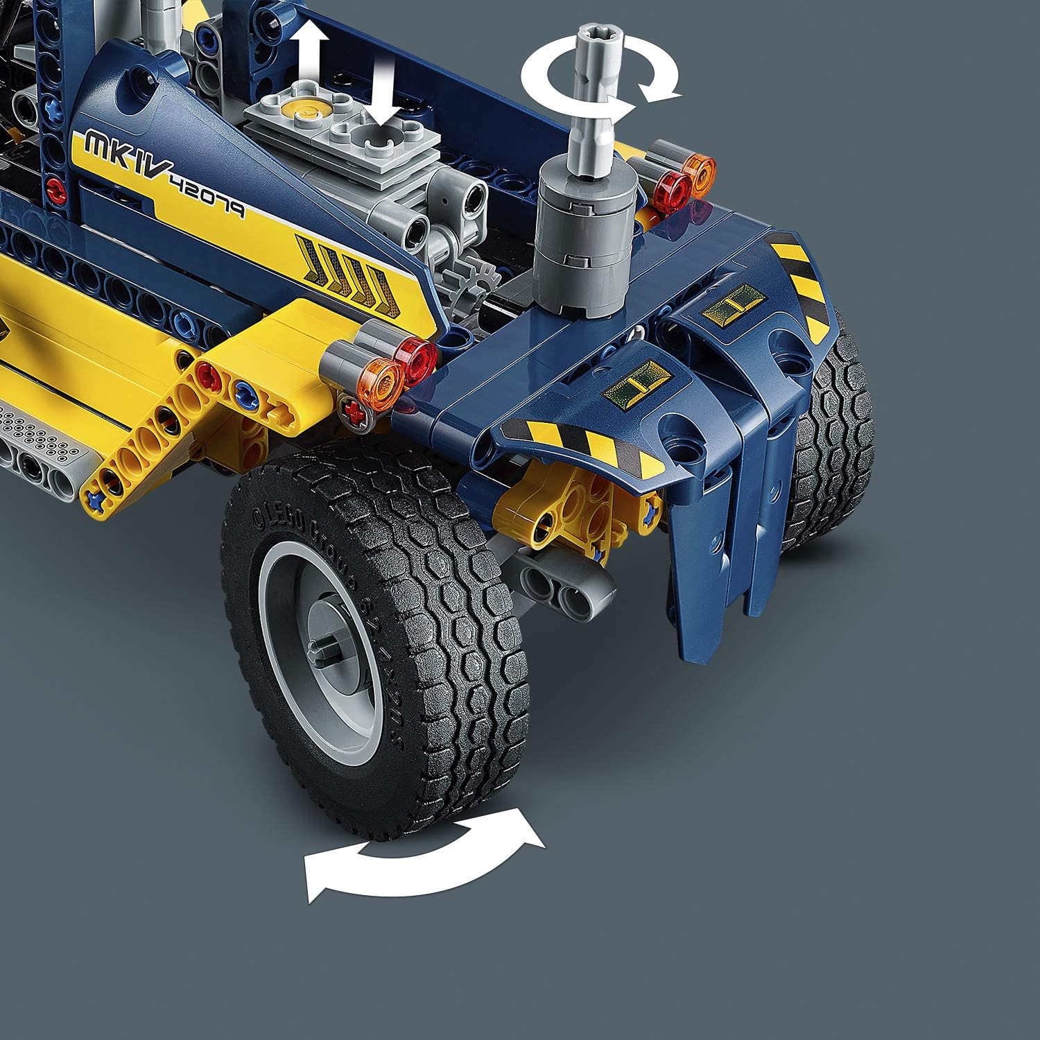 Heavy Duty Forklift Building Kit (592 Pieces) V15416