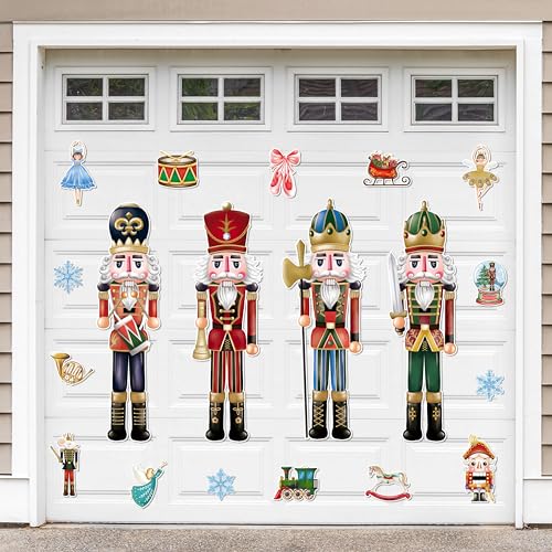 19 Pcs Christmas Garage Door Decoration Magnet O72728