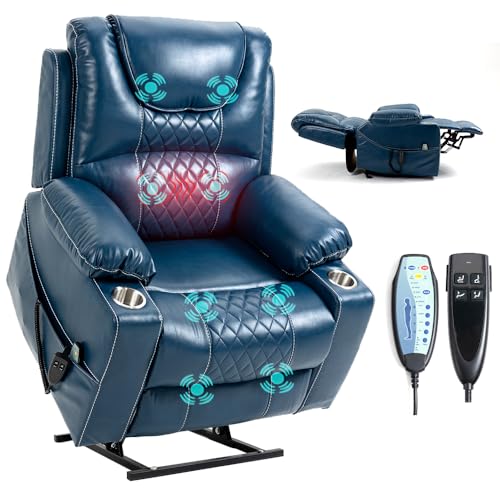 Lift Recliner Chair with Heat and Cup Holder V6468