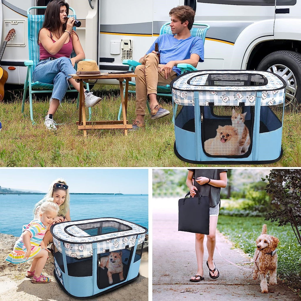 Cat Tent Outdoor Pet Enclosure Tent with Carry Bag K9932