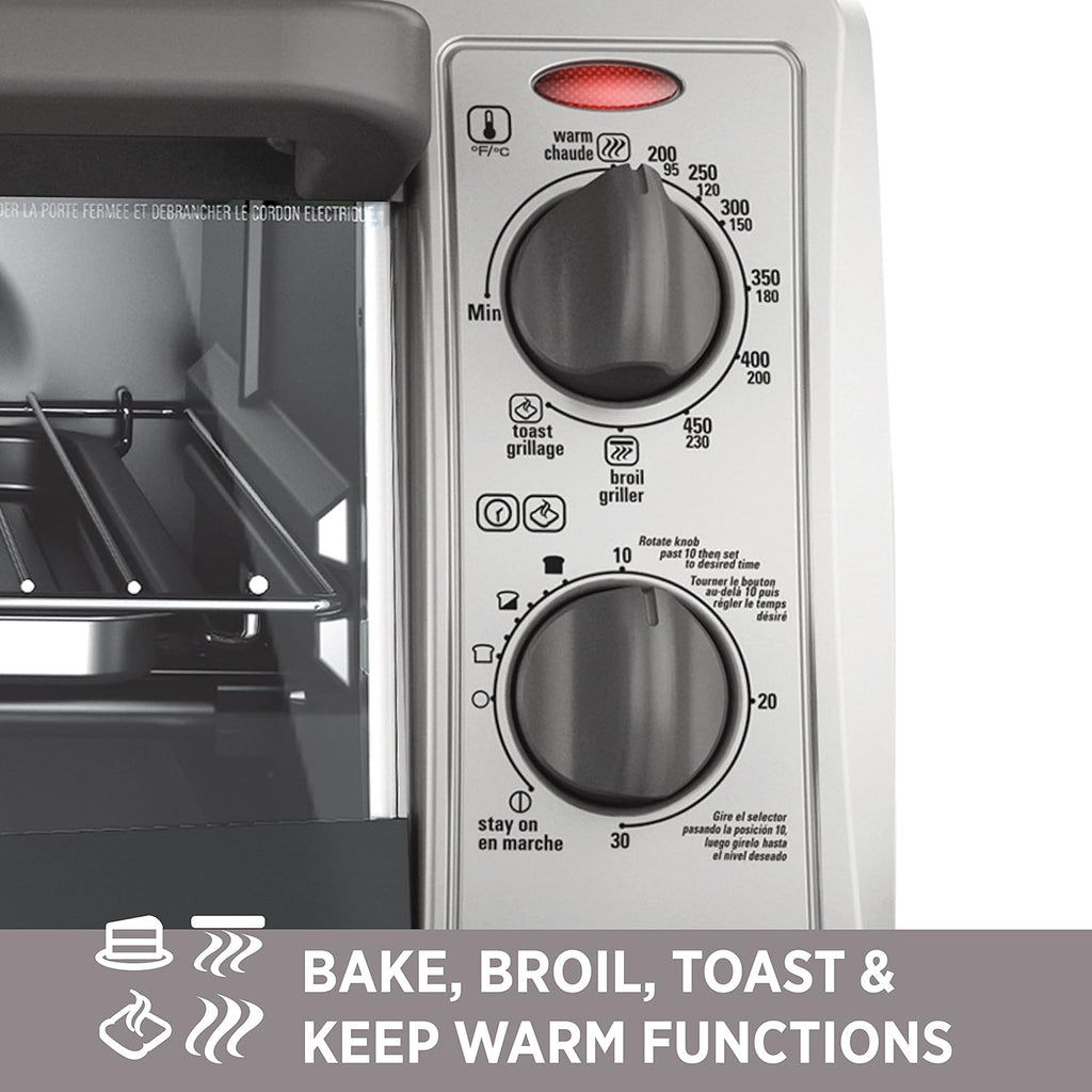 4-Slice Stainless Steel Toaster Oven M420