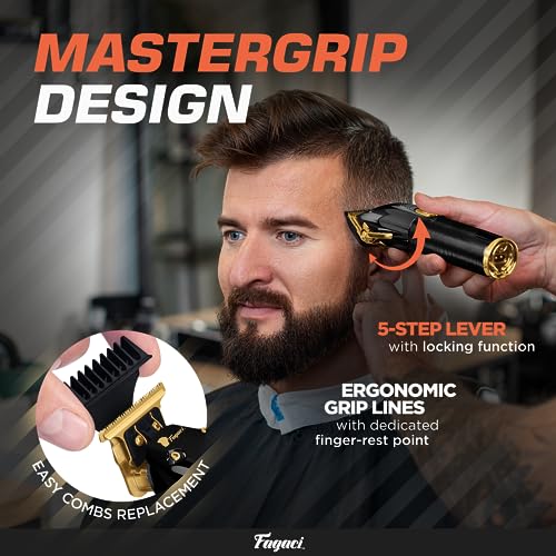 Professional Hair Clippers Set Turbo Power with Precise Cutting, Cordless Hair Clippers and Trimmers Set E390885