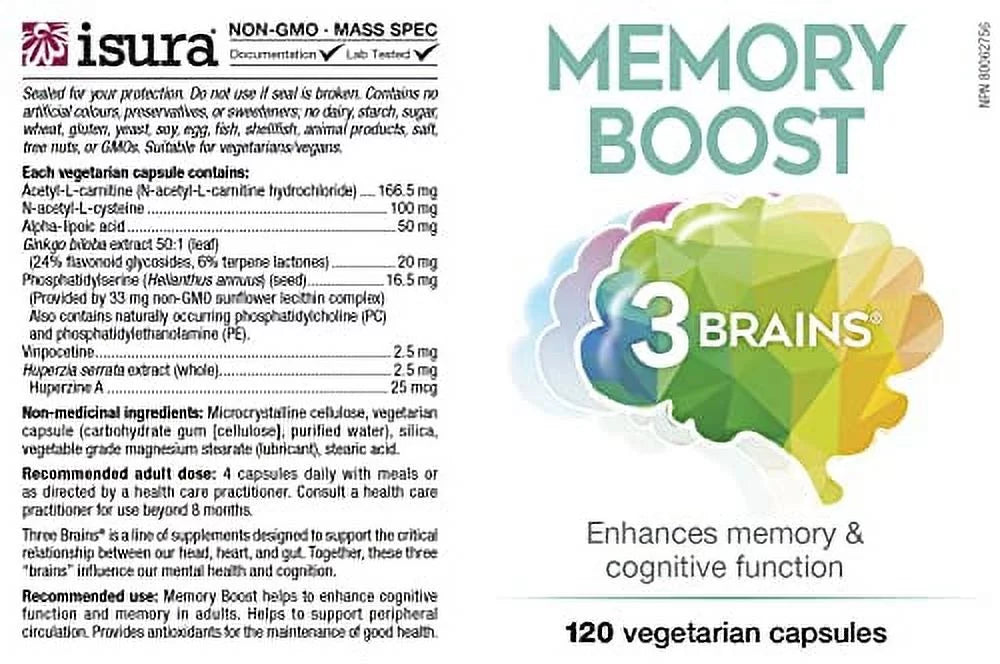 120 Ct Memory Boost G3977