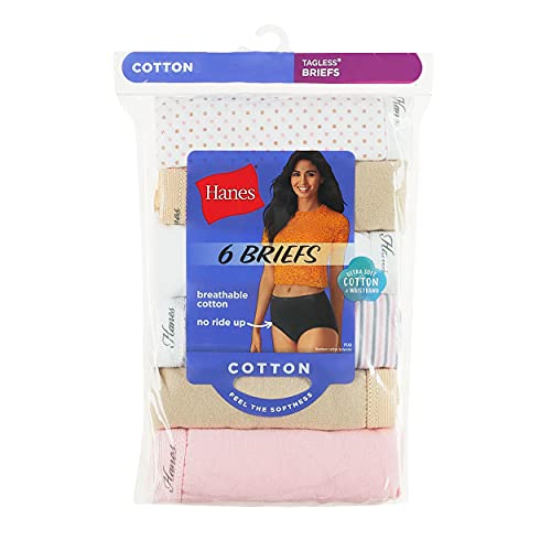 Women's Cotton Brief Underwear 6-pack X909449
