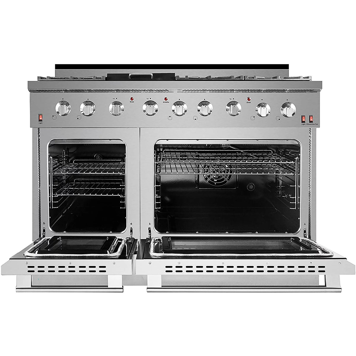 48" Stainless Steel Propane Gas Range with Convection Oven U7121