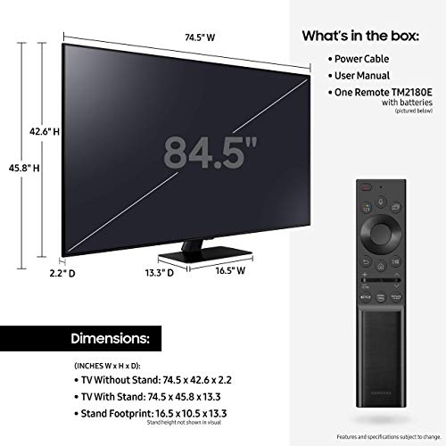 85 inch QLED 4K Smart TV W94452