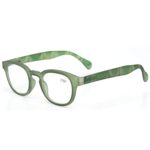 5 Pack Unisex Reading Glasses with Spring Hinge J99600