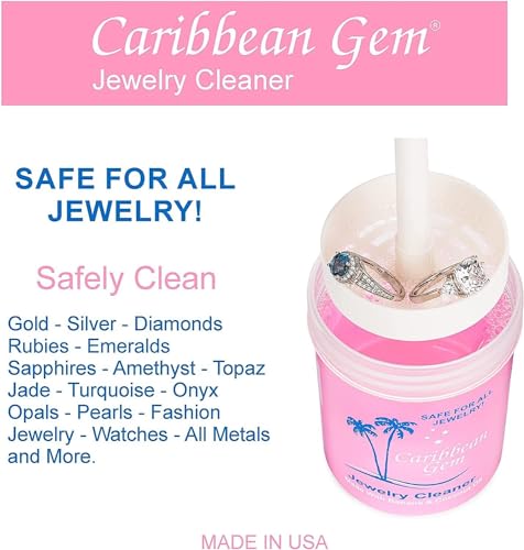 8oz Jewelry Cleaner Kit with Basket and Brush W591